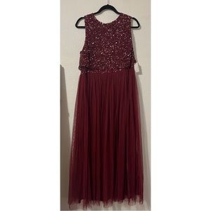 Burgundy Maxi Dress